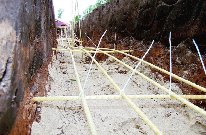 Використання композтної арматури при будівництві огорожі для армування фундаменту