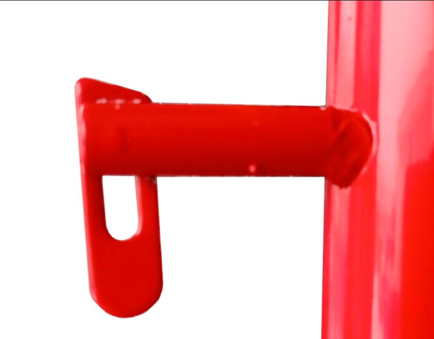 Використання в риштуваннях прапорцевого замка