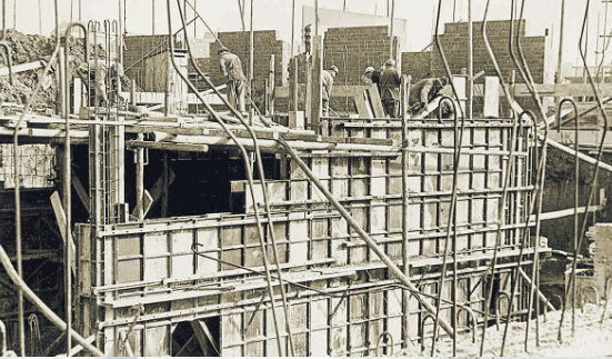 Історія виникнення опалубки