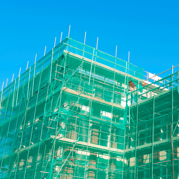 Використання захисної сітки в будівництві