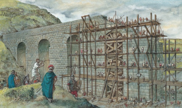 Металеві риштування в давні часи