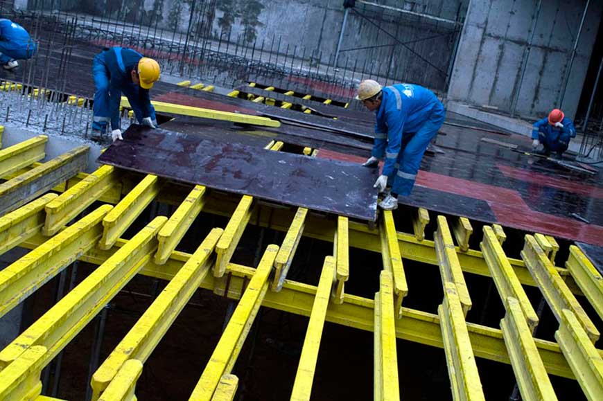 Вибір фанери для опалубки перекриттів