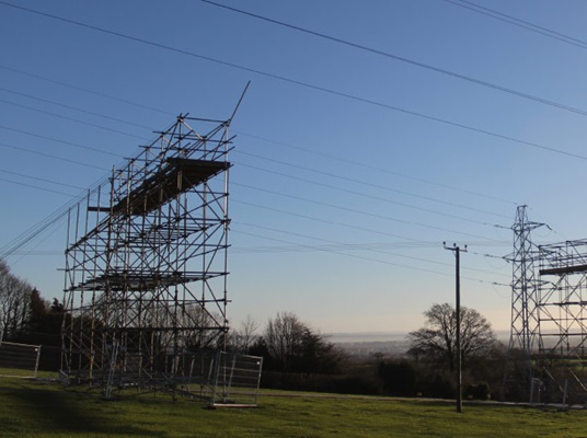 Особливості монтажу риштувань поруч з лініями електропередач