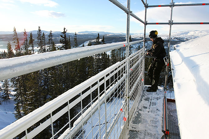 Захист будівельних риштувань під час використання у складних погодних умовах